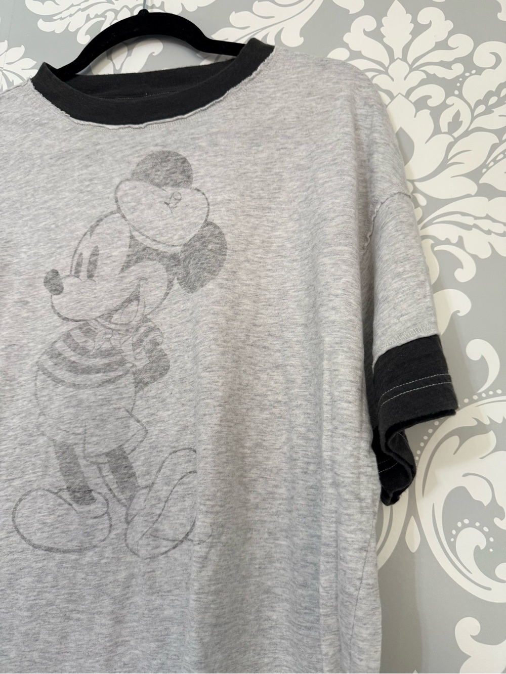 🌿2/$25 • Aerie Mickey Mouse Crew Oversized Boyfriend T-Shirt - Picture 4 of 6